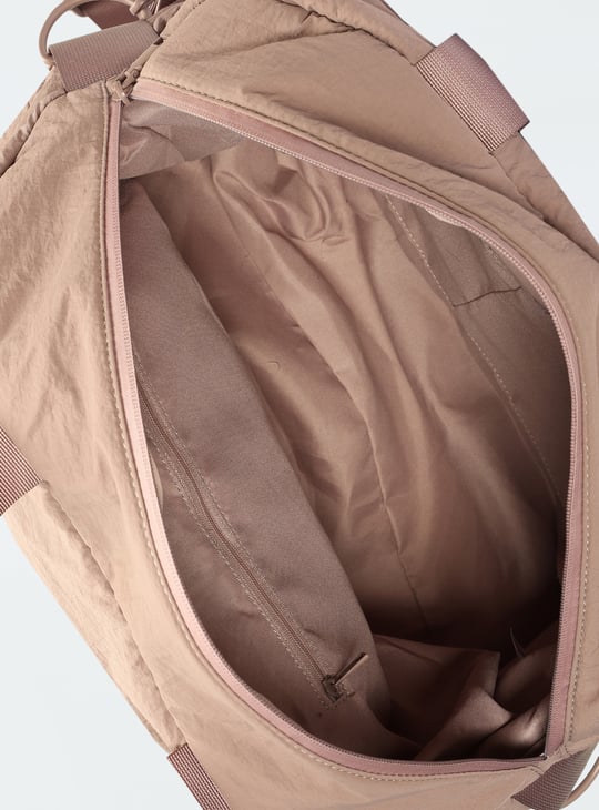 Women Solid Duffle Bag