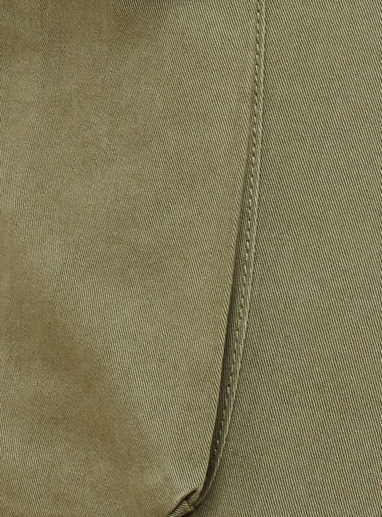 Women Solid Cargo Jeans