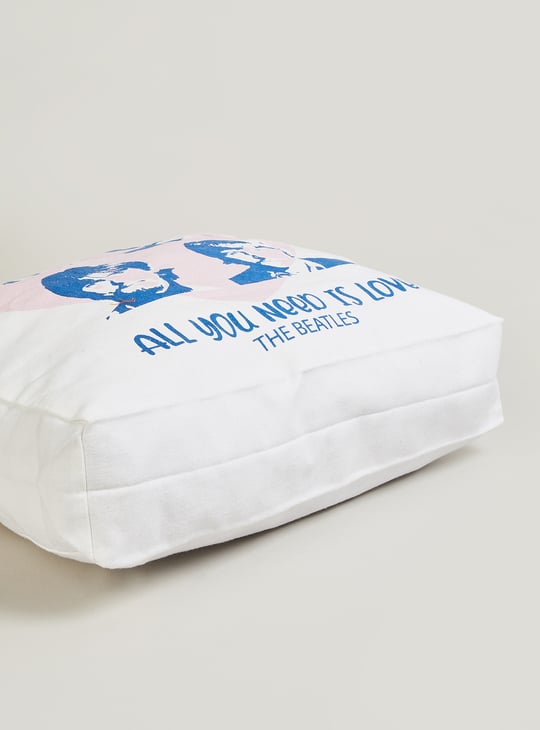 Women The Beatles Printed Shopper Bag