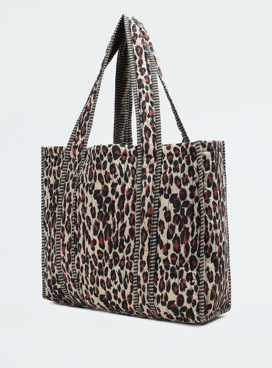 Women Leopard Print Tote Bag