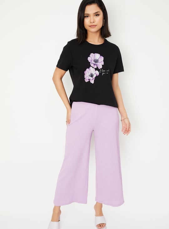 Women Floral Print T-shirt