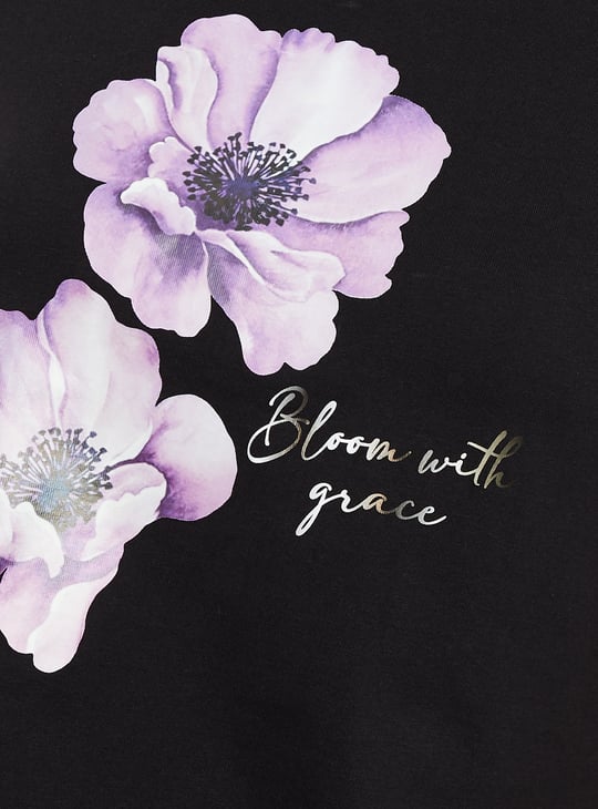 Women Floral Print T-shirt