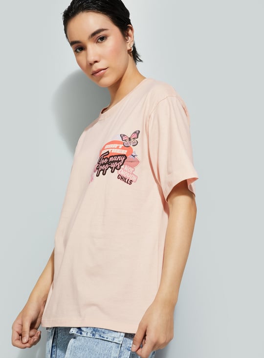 URB_N Women Back Graphic T-shirt