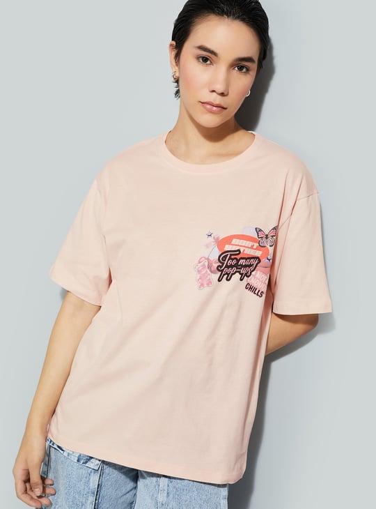 URB_N Women Back Graphic T-shirt