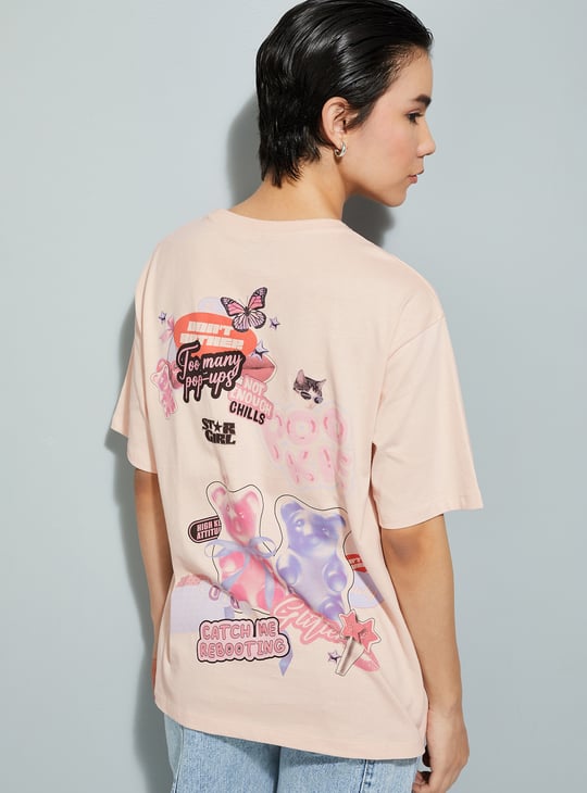 URB_N Women Back Graphic T-shirt