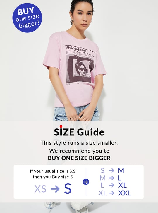URB_N Women Relaxed Fit Graphic T-shirt