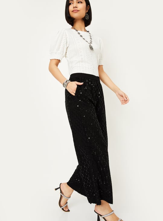 Women Embellished Palazzos