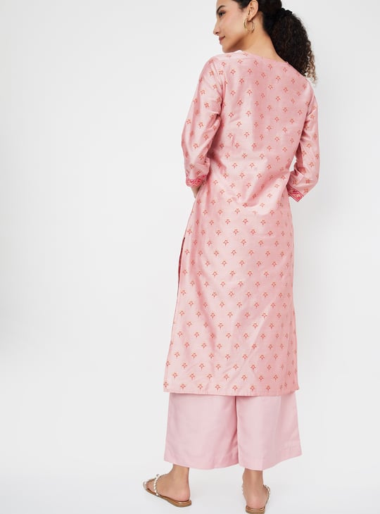 Women Printed Straight Kurta Set