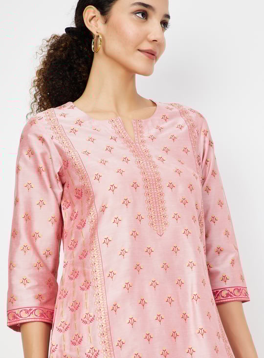 Women Printed Straight Kurta Set