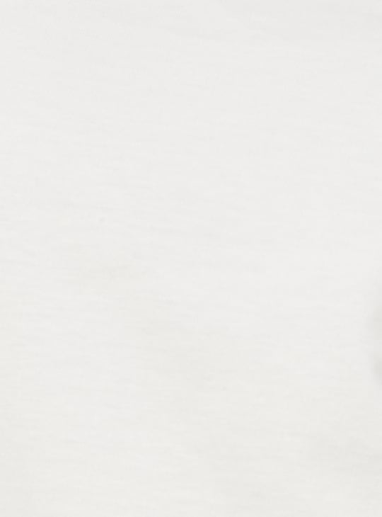 Girls Solid Cargo Pinafore Dress with T-shirt