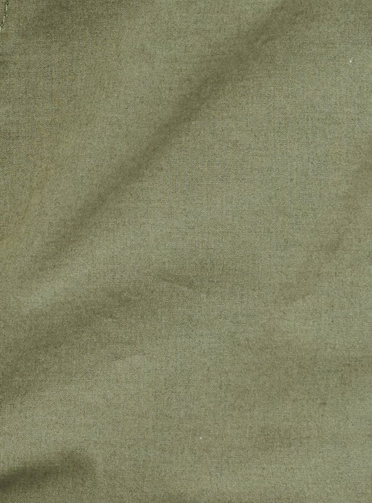 Women Solid Cargo Parachute Trousers