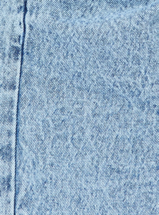 Girls Washed Denim Shorts