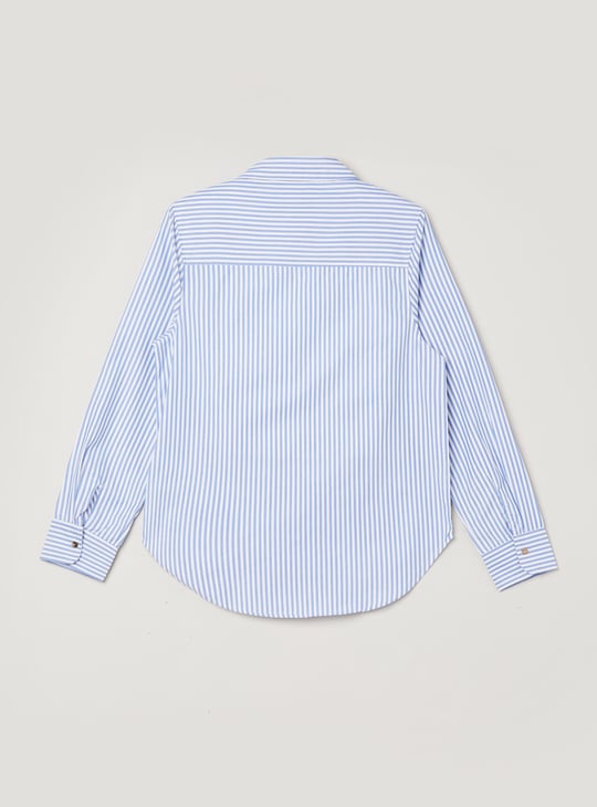 Girls Striped Shirt with Tee