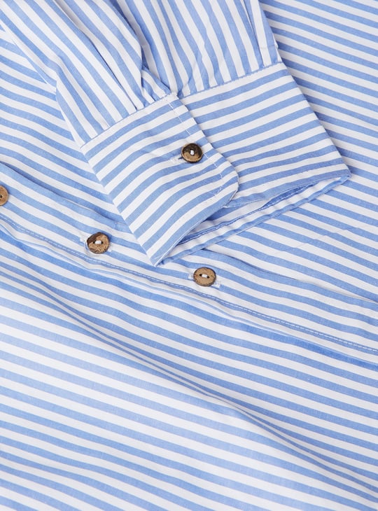 Girls Striped Shirt with Tee