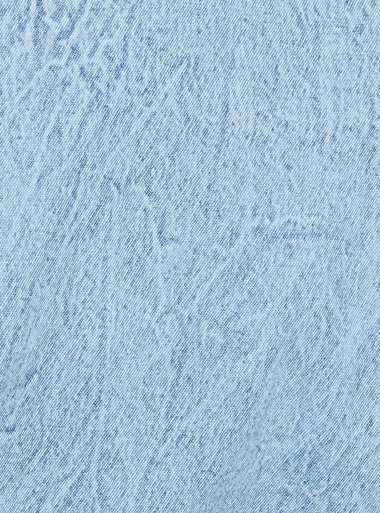 Girls Washed Denim Vest Top