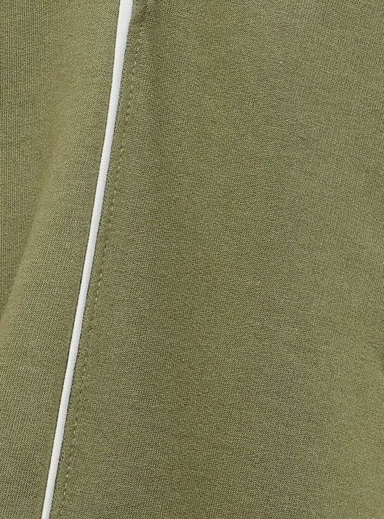 Women Side Striped Wide-Leg Track Pants