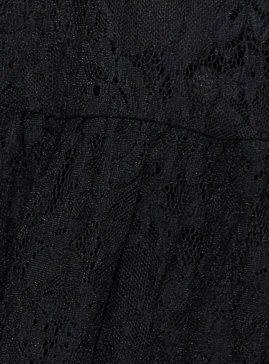 URB_N Women Lace Maxi Skirt