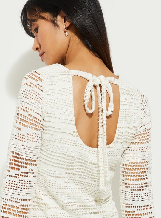 ALAYA F x URB_N Women Crochet Dress