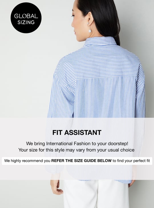 Women Striped Embellished Shirt