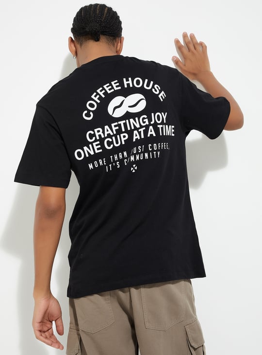 URB_N Men Printed Relaxed Fit T-shirt