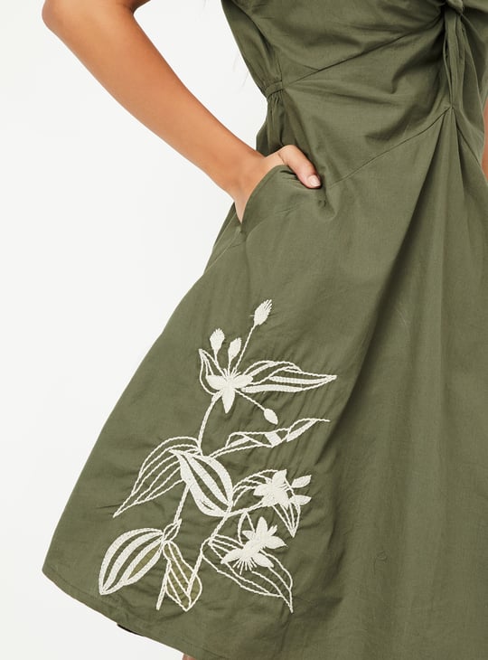 Kalki x Max Women Embroidered A-line Dress