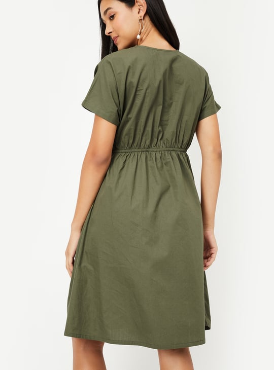 Kalki x Max Women Embroidered A-line Dress