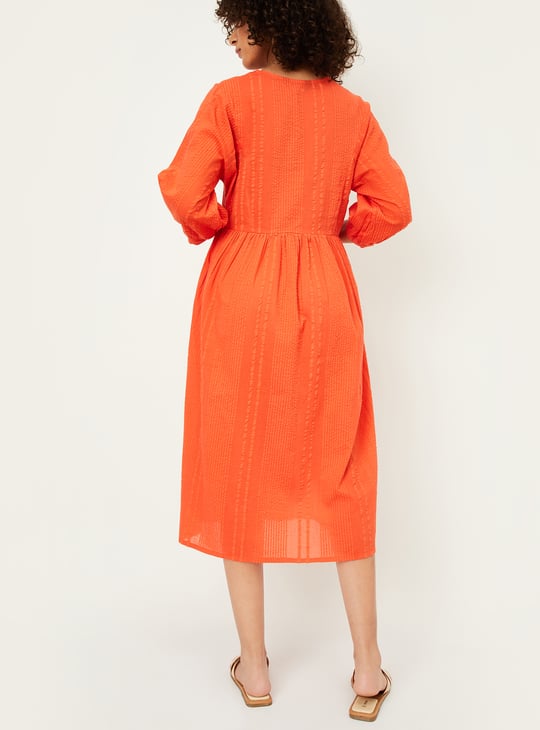 Kalki x Max Women Seersucker A-line Dress