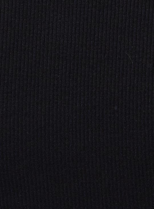 URB_N Women Ribbed Crop T-shirt