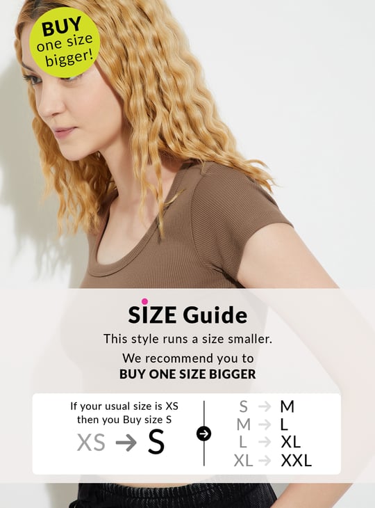 URB_N Women Ribbed Crop Top