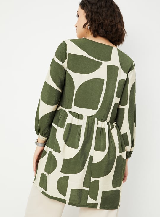 Women Printed A-line Tunic