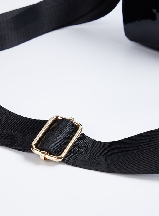 Girls Perforated Sling Bag with Pouch