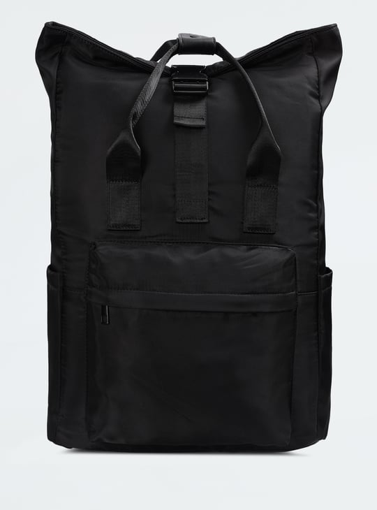 Men Solid Backpack