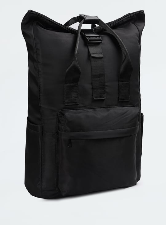 Men Solid Backpack