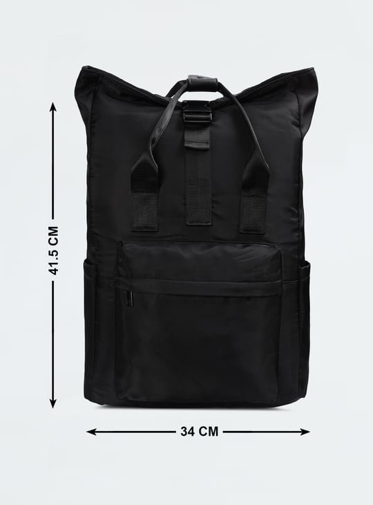 Men Solid Backpack