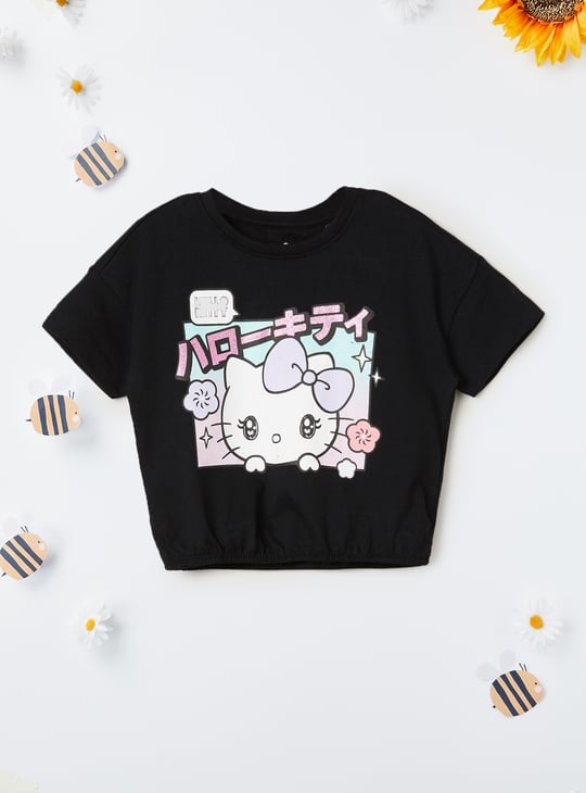 Girls Hello Kitty Printed Top