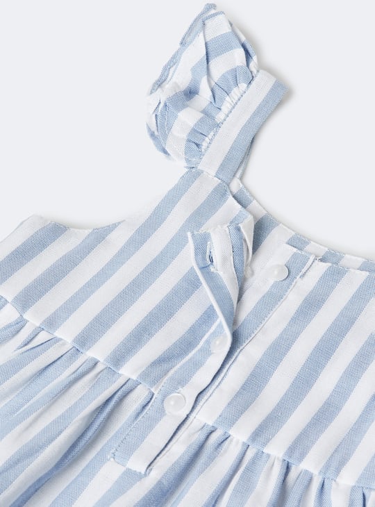 Girls Striped Peplum Top