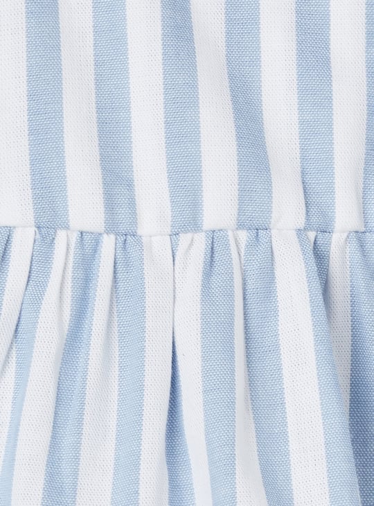 Girls Striped Peplum Top