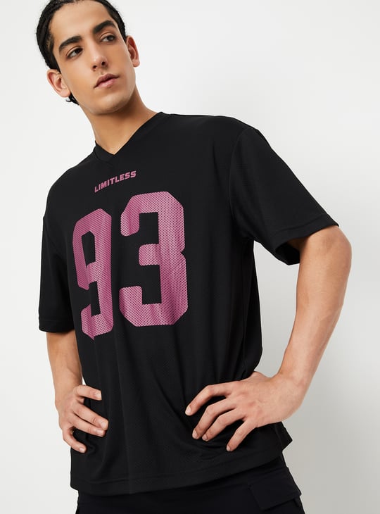 Men Printed Oversized T-shirt