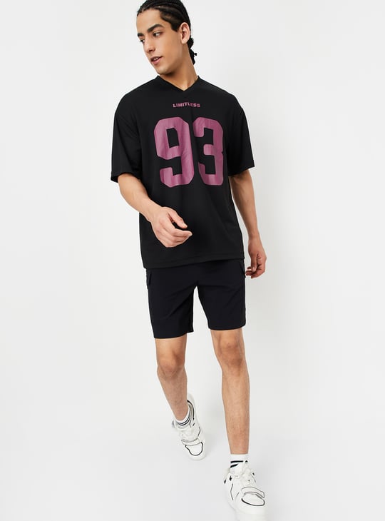 Men Printed Oversized T-shirt