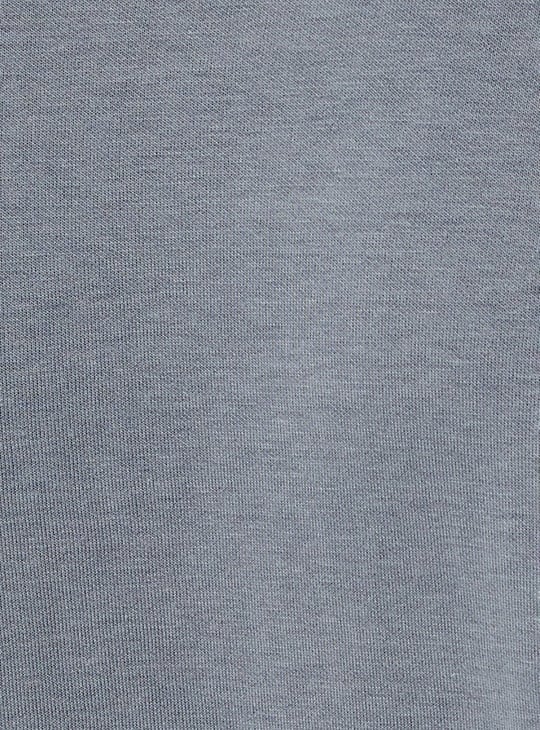 Men Solid Oversized Athleisure T-shirt