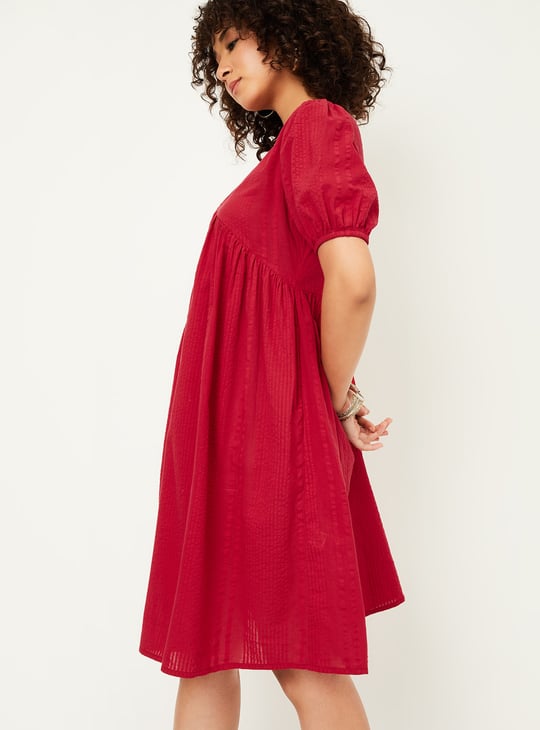 Kalki x Max Women Seersucker A-line Dress