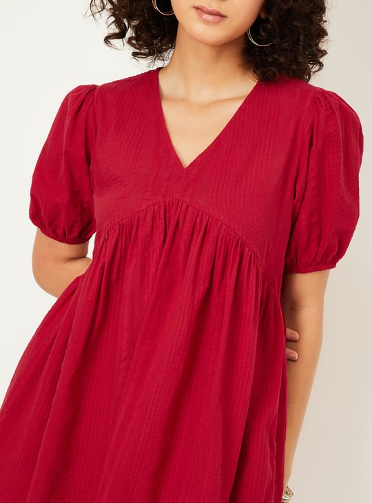 Kalki x Max Women Seersucker A-line Dress