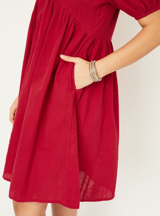 Kalki x Max Women Seersucker A-line Dress