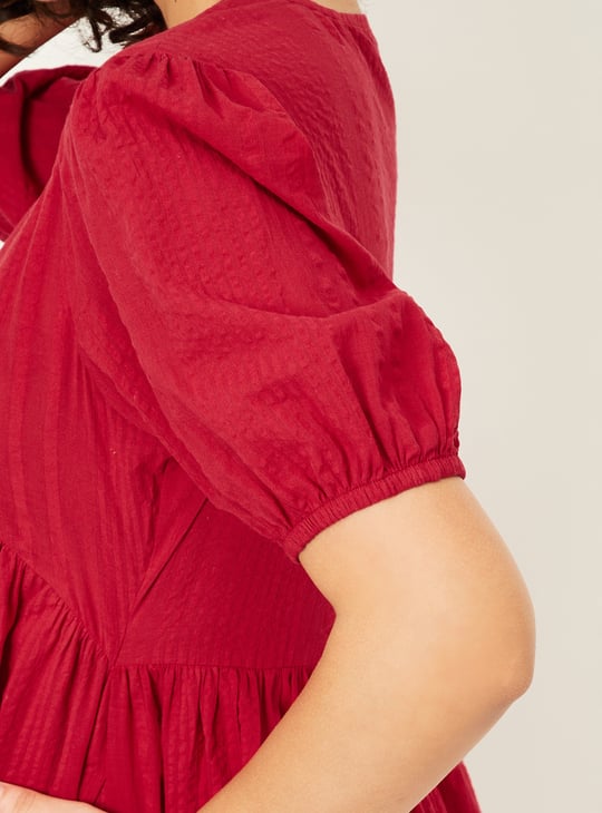 Kalki x Max Women Seersucker A-line Dress