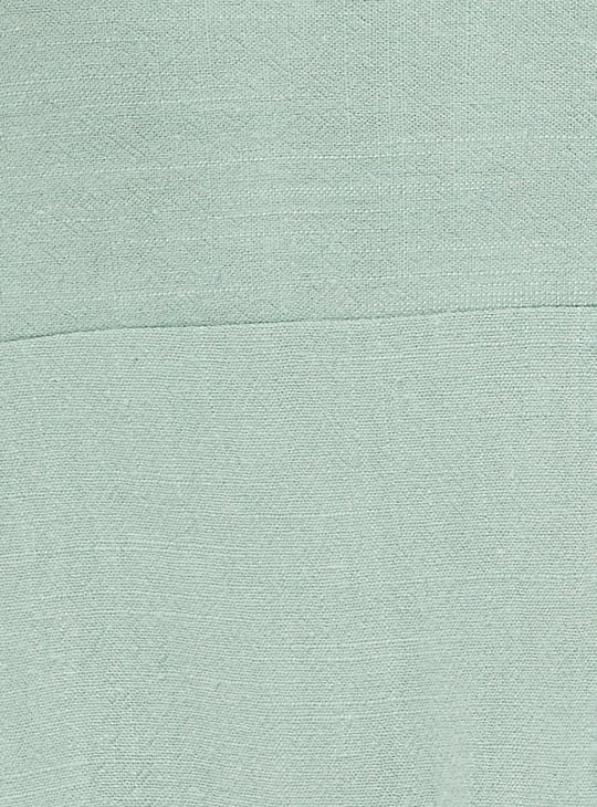 Women Woven Crop Shirt