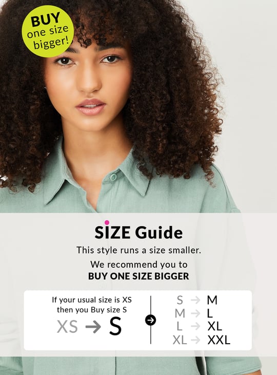 Women Woven Crop Shirt