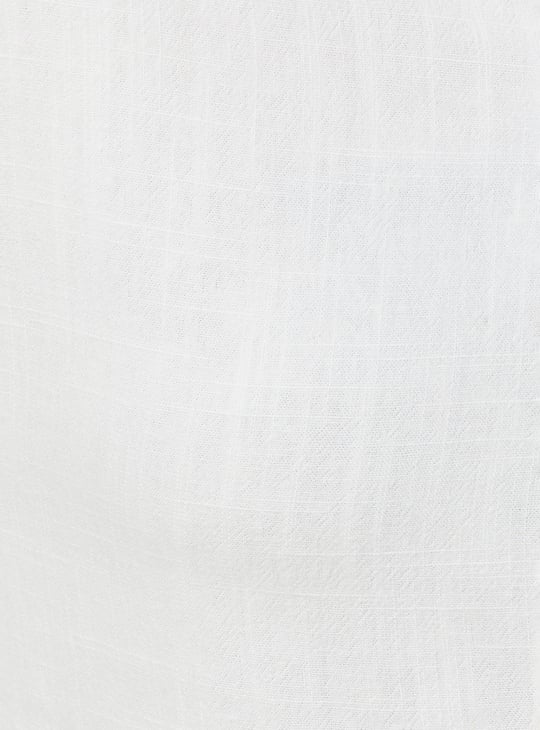 Women Woven Crop Shirt