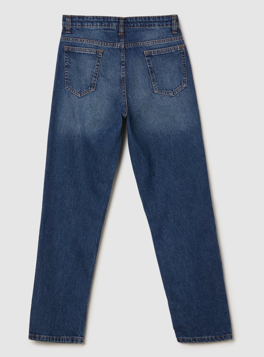 Boys Washed Relaxed Fit Jeans