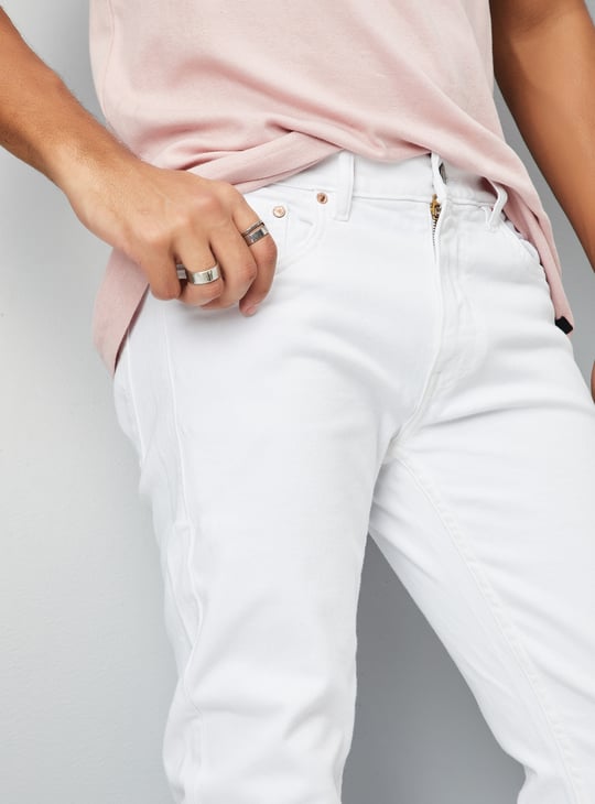 Men Solid Skinny Fit Jeans