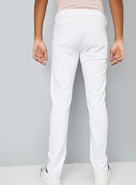 Men Solid Skinny Fit Jeans